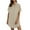 B-Beige, variant on Lovskoo Womens Button Down Shirt Dress Summer Cotton Linen Dress Solid Color Mini Dress Casual Short Sleeve Loose Tunic Dresses Beige