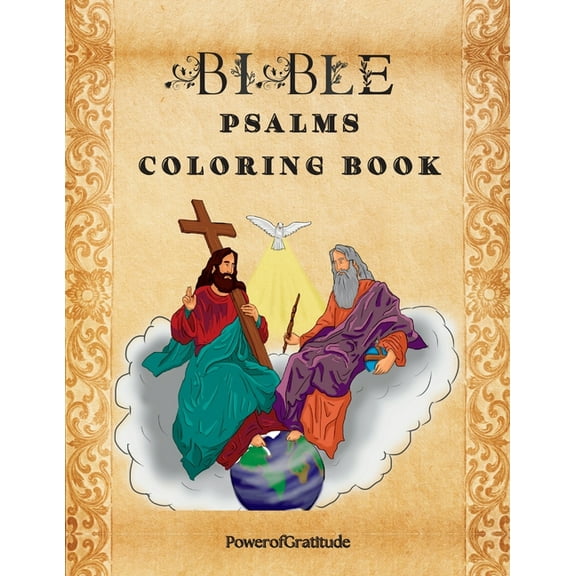 Bible Psalms Coloring Book: Inspirational Coloring Book with Scripture for Adults & Teens (Paperback)
