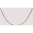 thumbnail image 3 of 14K Yellow Gold 2.5mm Semi-Solid Figaro Chain (16 X 2.5) Made In South Africa bc120-16, 3 of 6