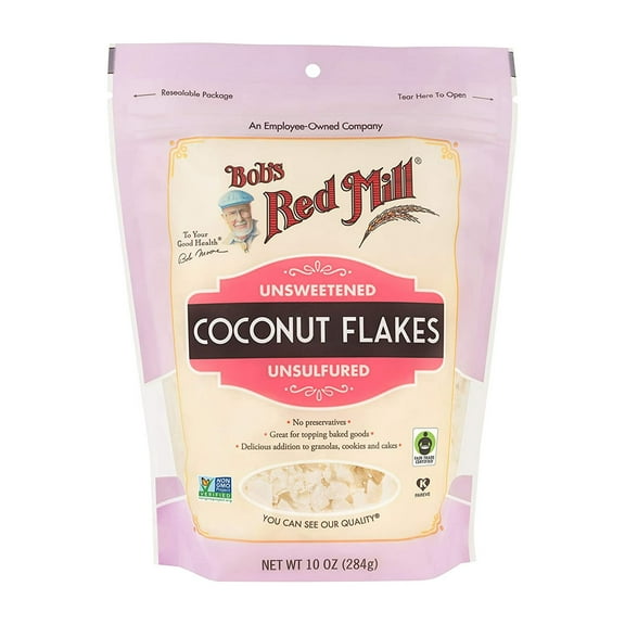 Bob's Red Mill Coconut Flakes Unsulfured Unsweetened 10 oz Pack of 3