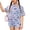 Blue, variant on Grblisyd Girls Outfits Size 10-12 Cute Short Sleeve Crew Neck T-Shirts and Elastic Waist Shorts Kids Fashion Animal Print Clothing Sets