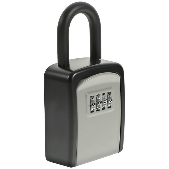 Portable Lock Box Wall Mounted Key Lock Box Resettable Code Security Key Lock Box