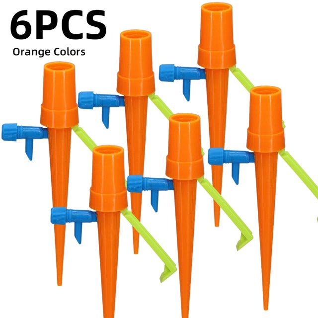 New Adjustable Self Watering Spikes Automatic Drip Irrigation System Watering Devices for Plant Flower Auto Water Dripper Device He Qiyong unisex