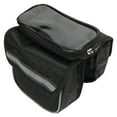thumbnail image 3 of Bike Frame Bag, 600D Nylon Fabric Durable Material Bicycle Bag Reflective Tapes  For Cycling For Bike For DIY Black, 3 of 8