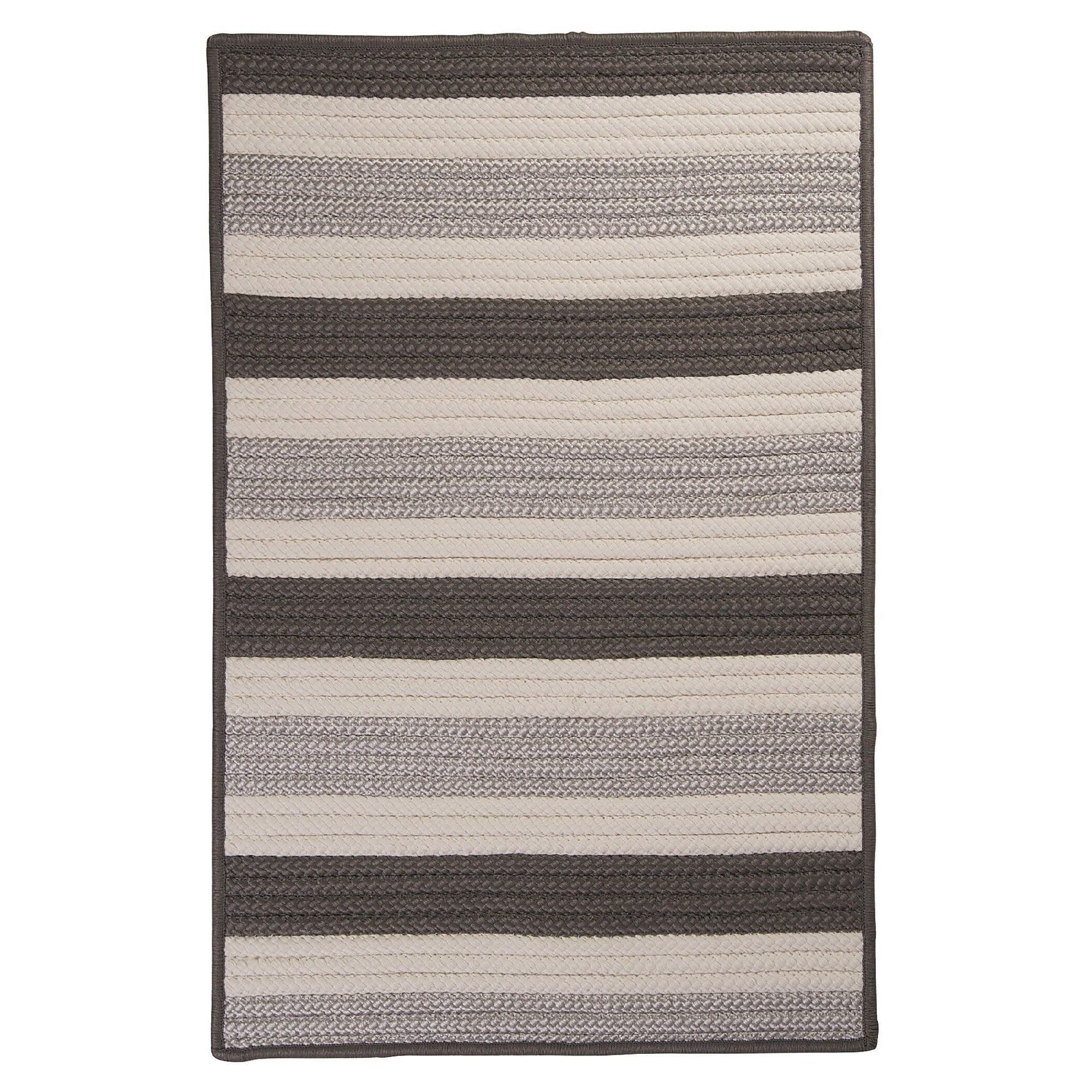Colonial Mills Sterling Braided Reversible Rug USA Made Denim 6' x 9' 6' x 9' Grey Rectangle Colonial Mills Sterling Braided Reversible Rug USA Made Denim 6' x 9' 6' x 9' Grey Rectangle