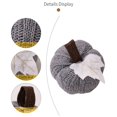 thumbnail image 3 of SUNSIOM Halloween Knitted Pumpkin Decorations Mini Artistic Pumpkins for Home Decor DIY, Table, Fall, Thanksgiving Decor, 3 of 8