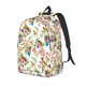 thumbnail image 1 of Disketp Birds And Flowers Mochila de Lona Estampada, Mochila Escolar de Viaje Ligera para Estudiantes y Portátil-Medium, 1 of 5
