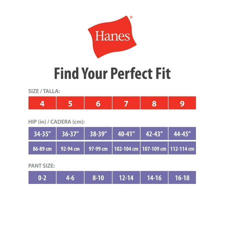 Size 2XL Hanes Women's Signature Smoothing Microfiber Hi-Cut Underwear, 6-Pack
