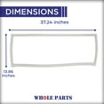 thumbnail image 6 of Whole Parts Refrigerator Door Seal Gasket (Gray) Part# DA97-05253Y - Replacement & Compatible with Some Samsung Refrigerators, 6 of 7