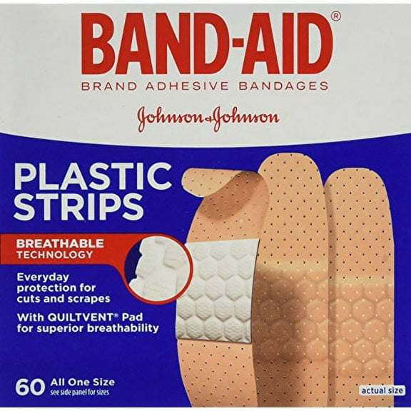 Band-Aid Plastic Adhesive Bandages (Pack of 20)
