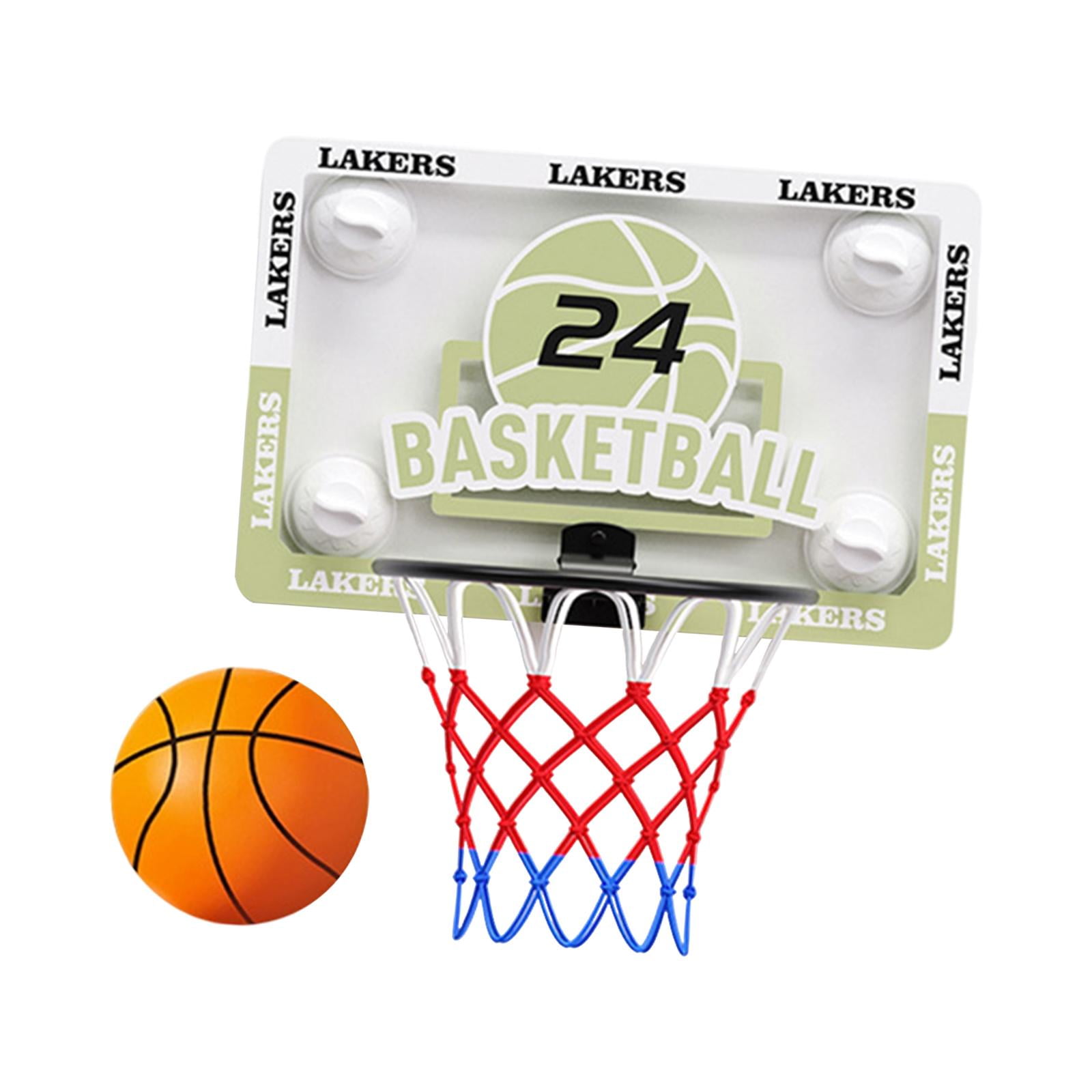 Luwecf Basketball Hoop Wall Mounted Foldable Accessories Supplies Suction Cup Backboard Small