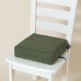 thumbnail image 2 of Toddler Dining Boost Pad Comfortable Cotton Portable Chair Height Increase Pad with Adjustable Strap for Travel Home Gray, 2 of 4