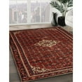 thumbnail image 3 of Ahgly Company Machine Washable Indoor Rectangle Traditional Chestnut Brown Area Rugs, 2' x 5', 3 of 7