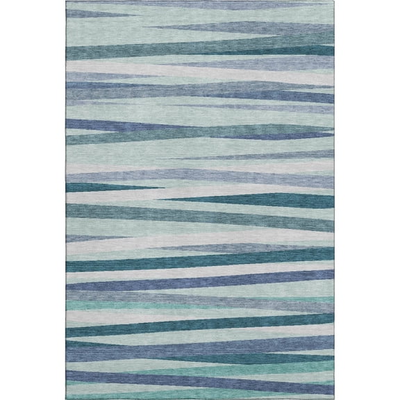 Dalyn Rugs Premium Machine Washable Mayfield AMF997 Teal 3' x 5' Rug