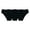 Black, variant on 3 Pack Women Solid Seamless Sport Casual Panties Low Waist Half Brazilian Briefs 3PCS, XL, Green