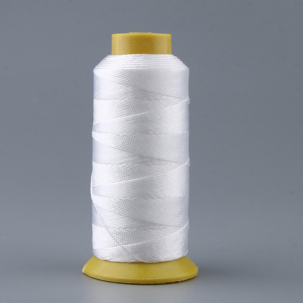 QccHieUs 2pcs 210D Strong Bonded Nylon Sewing Thread for Wallets Canvas Clothing 200m
