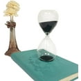 thumbnail image 4 of Hourglass, Hand-Blown Sand Timer Set for Time Management 15 Minutes Durable Glass Construction (15 min, Black), 4 of 4