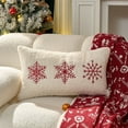 thumbnail image 2 of Merry Christmas Throw Pillow Cover 30x50cm, Festive Holiday Lumbar Cushion Case for Sofa Couch, Outdoor Farmhouse Christmas Decorations (C), 2 of 6
