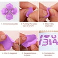 thumbnail image 4 of Silk Rose Petals, 100 Pieces, for Wedding and Home Decoration, Purple, 4 of 9