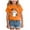 R341-Orange, variant on HCNTES Crew Kids Casual Short Sleeve T-Shirt Tops Little Boys Girls Halloween Clothes(R338-Blue,1-2 Years)