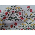 thumbnail image 4 of oneOone Organic Cotton Voile Fabric Leaves & Floral Block Print Fabric BTY 42 Inch Wide, 4 of 4