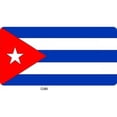 thumbnail image 1 of Drapeau Cubain Photo Plaque d'Immatriculation Personnalisée Libre sur Cette Plaque, 1 of 1
