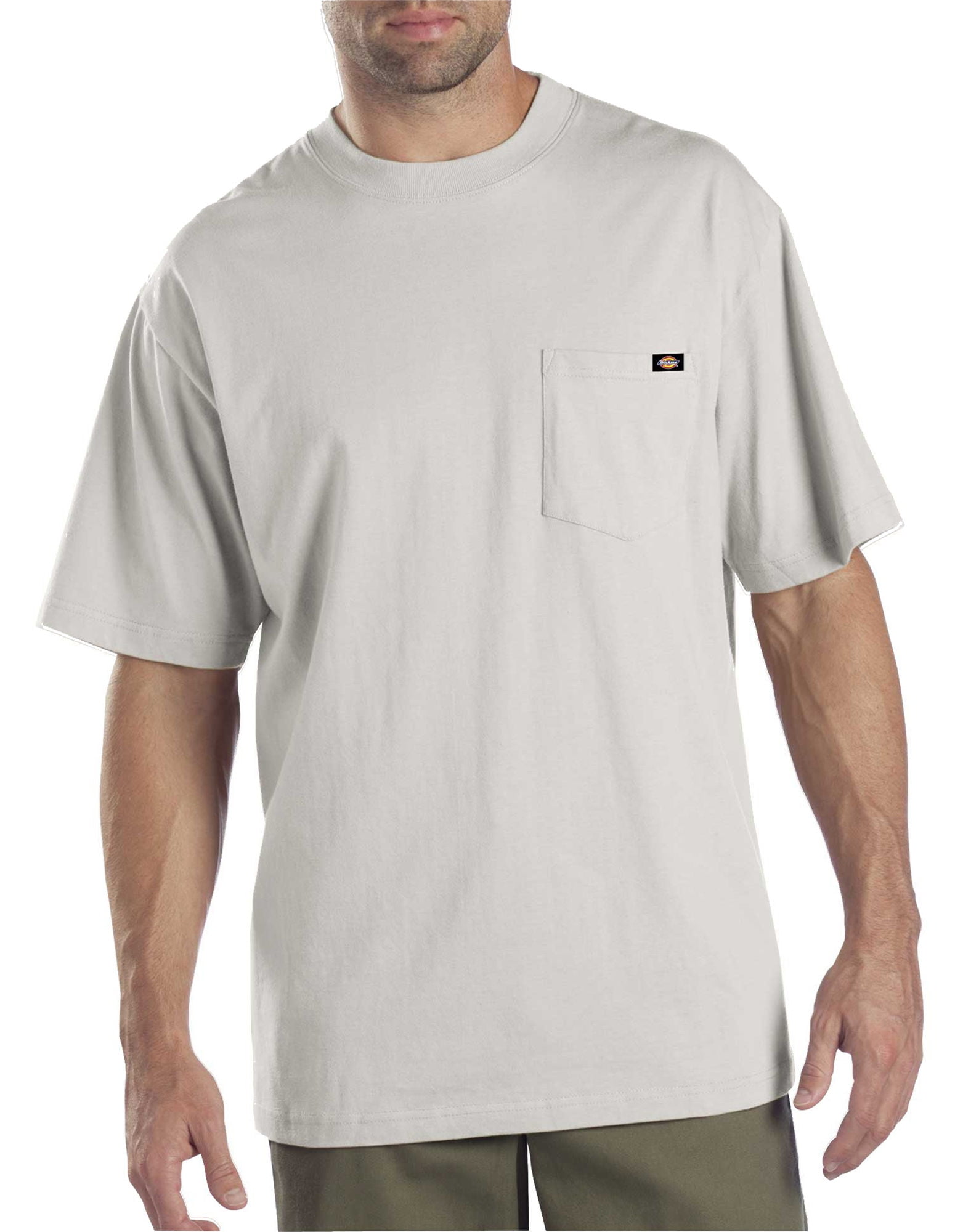 Dickies Mens 2-Pack Pocket T-Shirts, 5X, Ash Gray | Walmart Canada