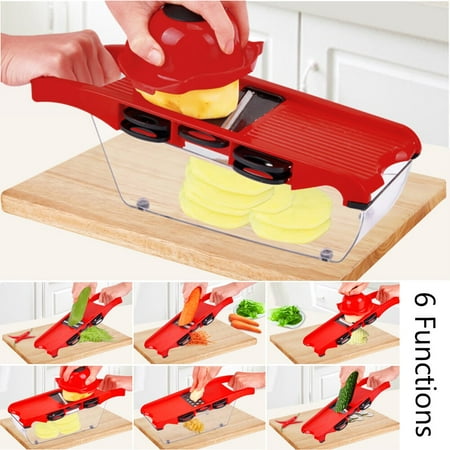 

Kitchen Gadget Cooking Tool Sets 6 Blades Slicer Grater Vegetable Mandoline Slicer Kitchen Tools Multi-function