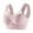 Pink, variant on Women Strapless Lace Bra Comfortable Adjustable Support Thin Side Fold Gather Seamless Underwire