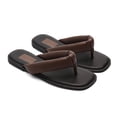 thumbnail image 3 of Chanclas Planas para Mujer Sandalias De Verano para Mujer Zapatillas De Playa Simples Retro para Exteriores Negro 38, 3 of 8