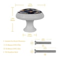 thumbnail image 5 of Ramadan Lantern Fluorescent Glow-in-the-Dark Dresser Pulls with Screws - Round 4-Pack for Cabinets, Wardrobes, and Dressers - Furniture Decor with Kitchen Hardware, 5 of 6