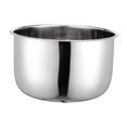 thumbnail image 1 of Lipstore Rice Cooker Inner Container Cooking Pot Accessories Stainless Steel for Home 6L, 1 of 8