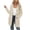 Beige, variant on QUYUON Dressy Cardigans for Women Deals Long Sleeve Long Knit Cardigans for Women Long Sweater Cardigan Women Pockets Cardigan Jacket Style Q-11899 Fall Cardigan Sweater Outerwear Coat Green XL
