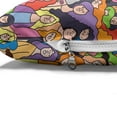 thumbnail image 4 of Feminism Pet Bed, Doodle Style Interpretation of Many Women Assembled Together in Union and Peace, Resistant Pad for Dogs and Cats Cushion with Removable Cover, 24" x 39", Multicolor, by Ambesonne, 4 of 4