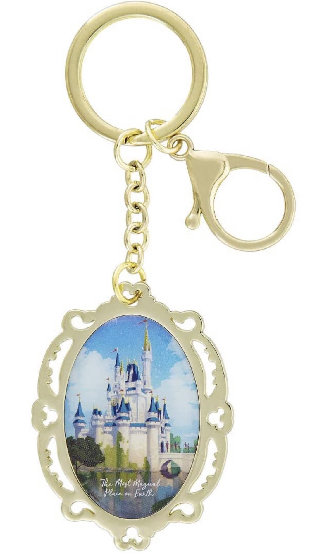 Disney castle hotsell keychain