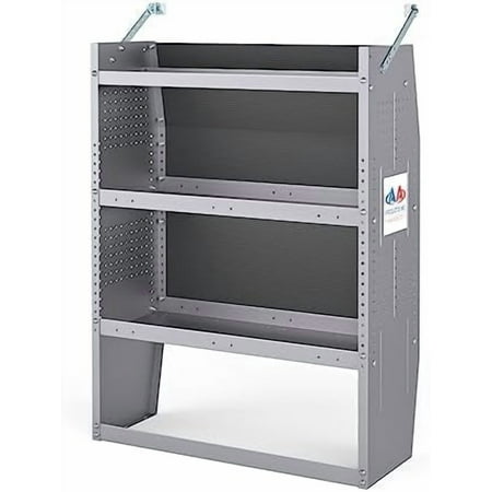 SH-4303 Steel Van Shelving Storage System Fits for NV200, Transit Connect 2014+ and Chevy City Express, Contoured Shelving Unit, 32" W x 43" H x 13" D