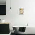 thumbnail image 2 of Stupell Industries Wash Your Hands Bathroom Sign Intricate Floral Details Graphic Art Black Framed Art Print Wall Art, Design by Valentina Harper, 2 of 7