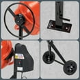 thumbnail image 6 of Jocisland 4.9 Cu.Ft. Electric Cement Mixer,375W Portable Wheelbarrow Concrete Mixing Machine with 140L Drum, 110V Motor for Mortar, Feed, and Stucco, 6 of 9