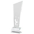 thumbnail image 4 of Trofeo de cristal de recuerdo, decoración de mesa para eventos corporativos, ligero y transparente. Estilo A, 4 of 9