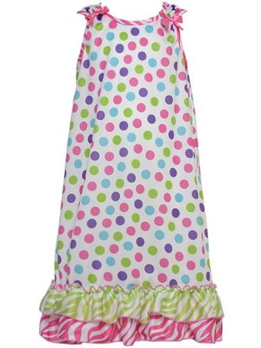 Laura Dare Baby Girls Gumballs Bow Top PJ Set