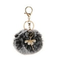 thumbnail image 2 of Naierhg Dancing Angel Keychain Pendant Women Key Ring Holder Pompom Bag Ornament, 2 of 8