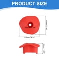 thumbnail image 2 of Rock Climbing Holds, 10 Pcs Climbing Rock Wall Grips with Single Holes for Playground Accessories, Red-D, 2 of 7
