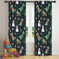 thumbnail image 5 of Blackout Kids Curtains,Christmas Dinosaur Pattern Childrens Insulated Curtains Set Of 2,Bedroom Essentials,Toddler Room Decor 42"x84", 5 of 5