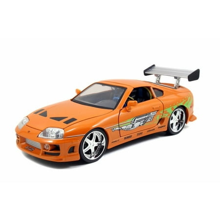 Brian's Toyota Supra, Orange - JADA 97505 - 1/18 Scale ...
