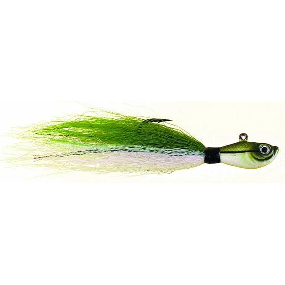 Spro Prime Bucktail Jig Sand Eel Green Fluke 1/2oz Lure SBTJSE-1/2