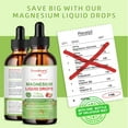 thumbnail image 5 of Magnesium Liquid Drops 1100mg | Magnesium Complex with L-Theanine & CoQ10 | Strawberry Flavor | 4 fl oz, 5 of 6