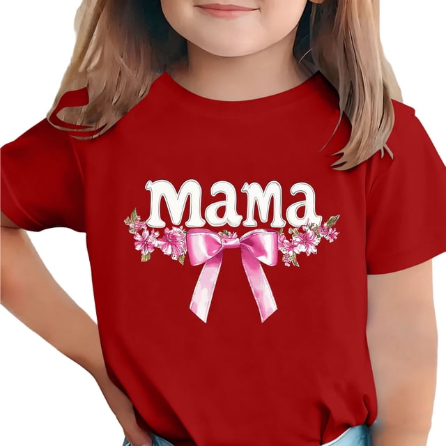 T-Shirt pour Enfants, Imprimé de la Fête de l'Indépendance à Manches Courtes et Col Rond, Haut Décontracté et Polyvalent pour Garçons et Filles de 3 à 15 Ans