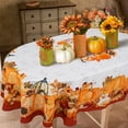 thumbnail image 2 of Fall Tablecloth for Round,Oval,Rectangle Tables,Waterproof Fall Harvest Table Cloths for Dining Room Table Cover - 54x72 Inch, 2 of 5