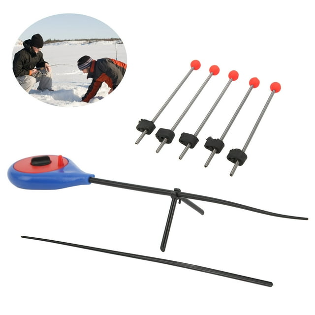 Canne à Pêche sur Glace, Canne à Pêche sur Glace Imperméable à Haute Résistance, Mini Embout Résistant à l'Usure pour Accessoires de Pêche d'Hiver S,m,L