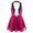 Rose, variant on iEFiEL Kids Girls Jazz Tap Dance Dress Halter Sequins Hem Dancewear,Sizes 4-14 Sky Blue 8